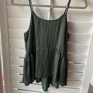 Lou & Grey olive green camisole